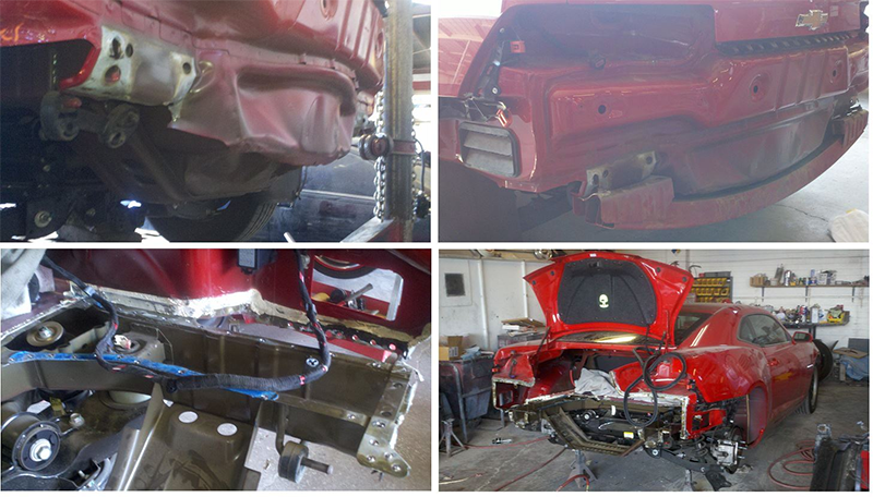 Chevy Camaro Collision Repair Before